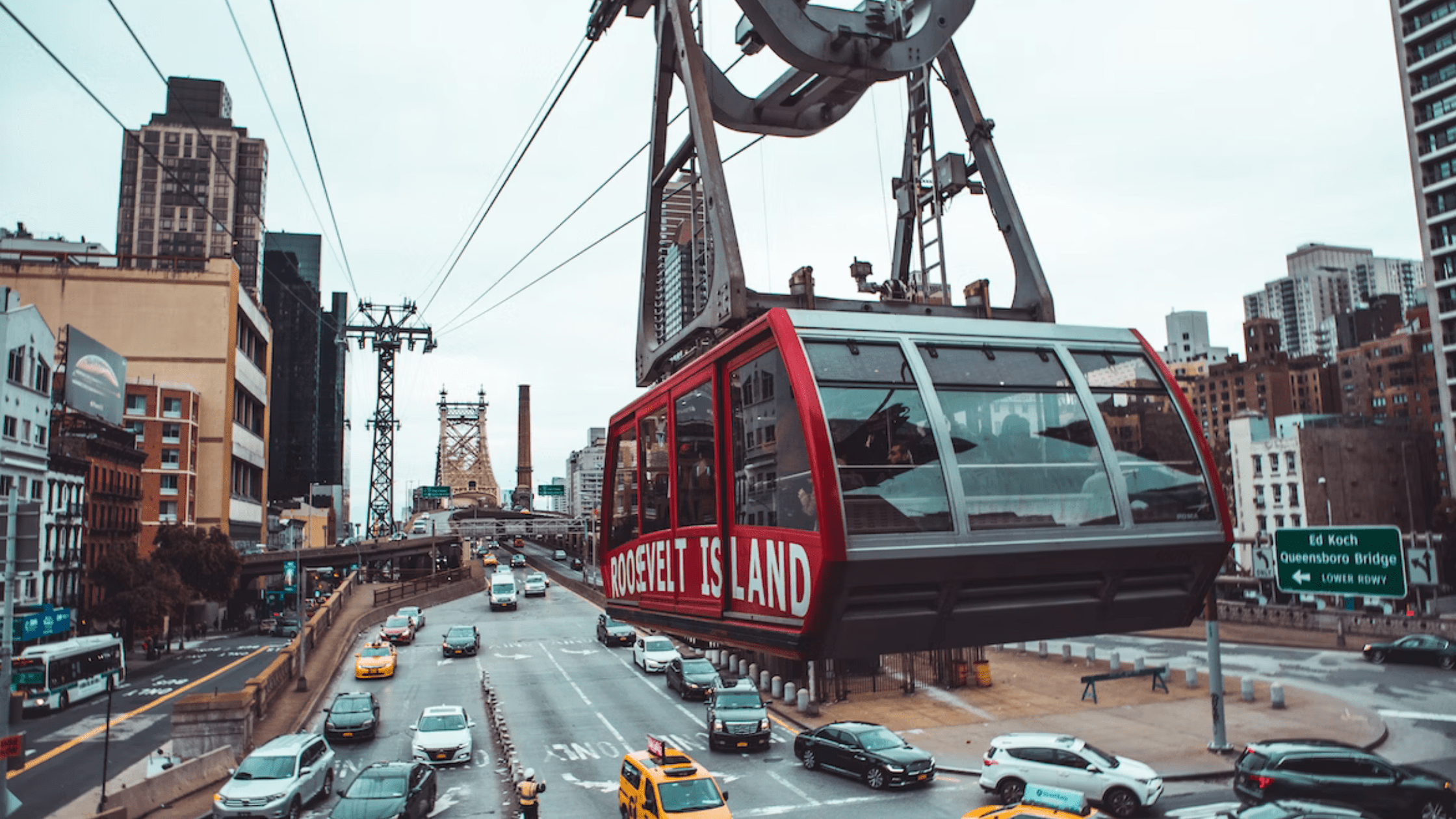 Verão em Nova York: Teleférico para Roosevelt Island