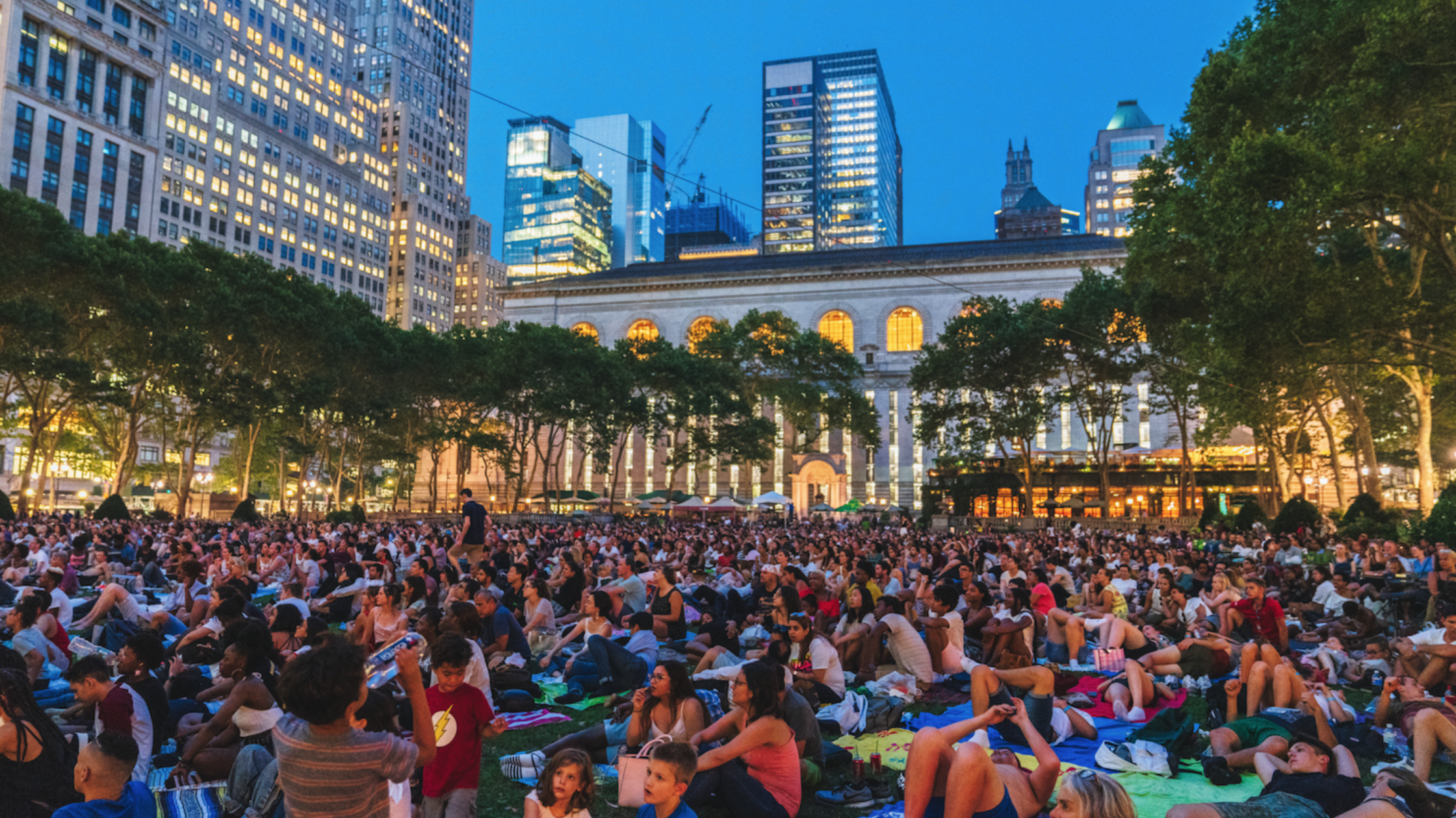 Nova York em Agosto: Filmes no Bryant Park